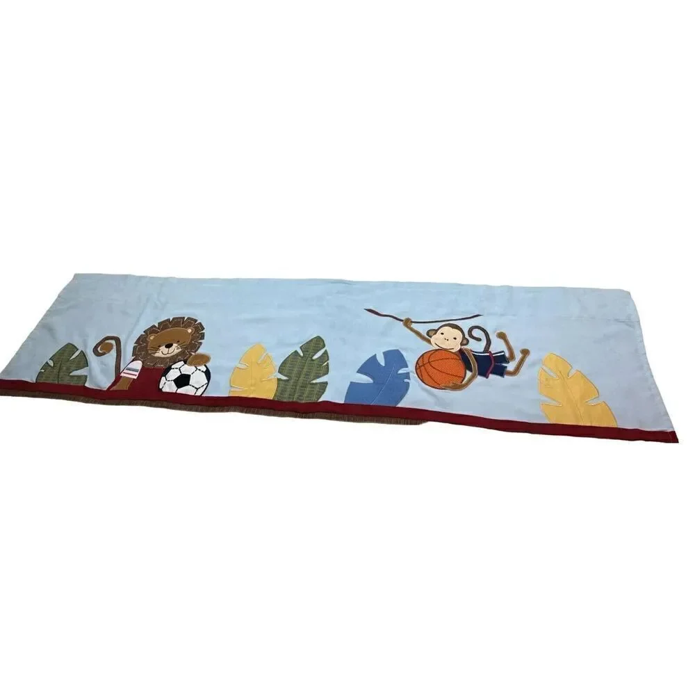 Lambs & Ivy Nursery Window Valance Safari